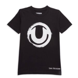 Boys True Religion T-Shirt. Black size Medium